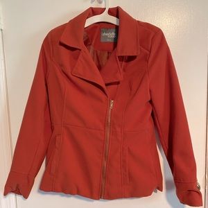 Orange Zip-Up Jacket